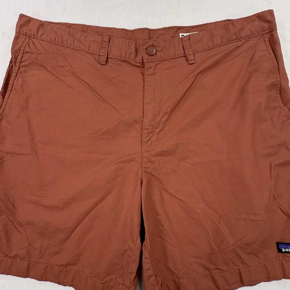 Patagonia All-Wear Hemp Shorts Mens 38 Brown 7” Organic Cotton Hiking 57805